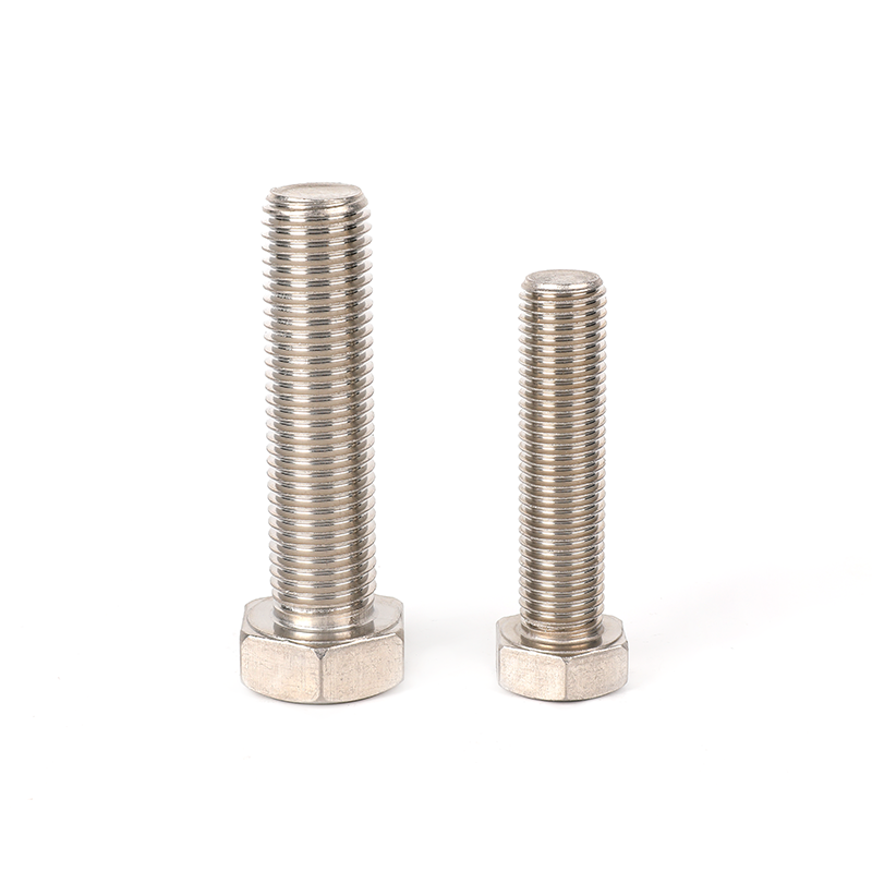 304 Rostfritt stål Plain Full-thread Hex Head Bolt, Hexagon Bults
